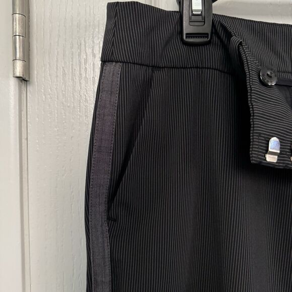 BEBE Vintage Y2K Pin Striped Tuxedo Dress Pants Slacks Women’s Size 10 *RARE* - Picture 9 of 14